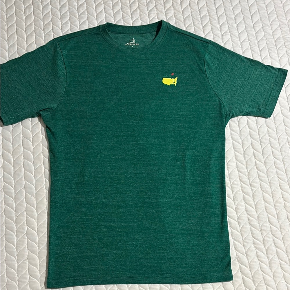 Masters Green Short Sleeve Tee with Iconic Logo